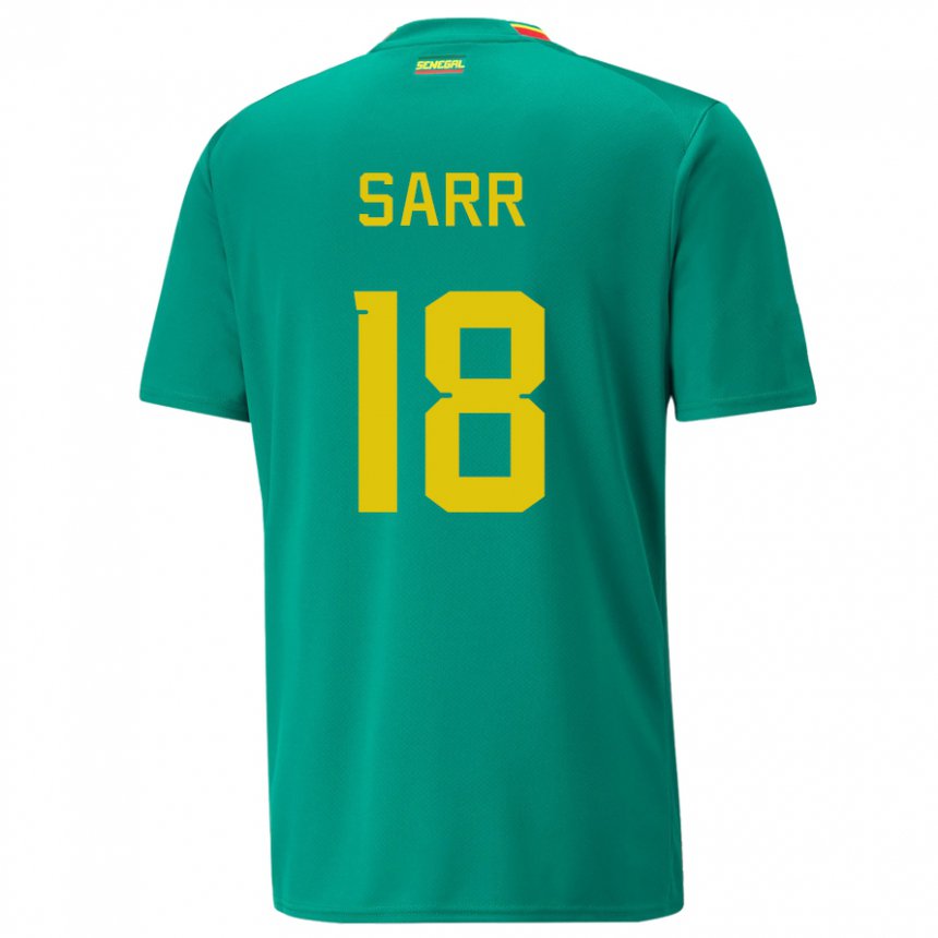 Férfi Szenegáli Ismaila Sarr #18 Zöld Idegenbeli Jersey 22-24 Mez Póló Ing