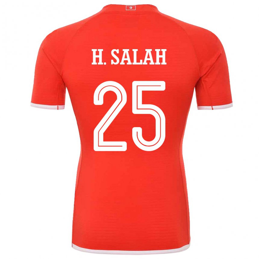 Női Tunéziai Heni Ben Salah #25 Piros Hazai Jersey 22-24 Mez Póló Ing