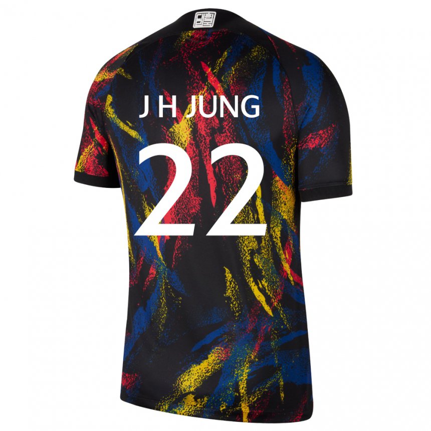 Női Dél-koreai Jung Jong Hun #22 Sokszínű Idegenbeli Jersey 22-24 Mez Póló Ing