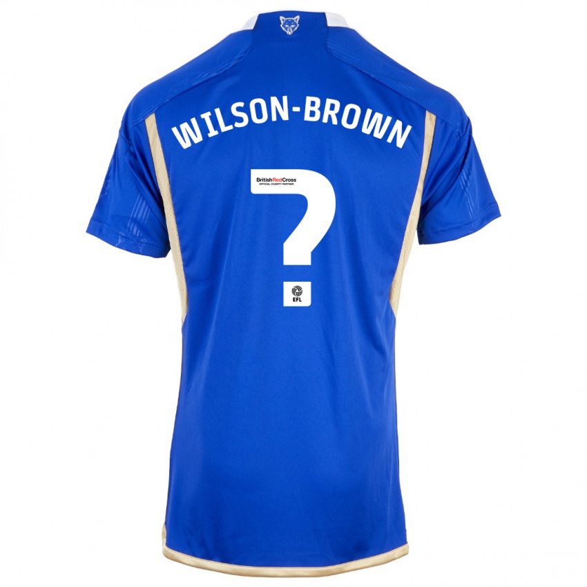 Gyermek Thomas Wilson-Brown #0 Kék Hazai Jersey 2023/24 Mez Póló Ing