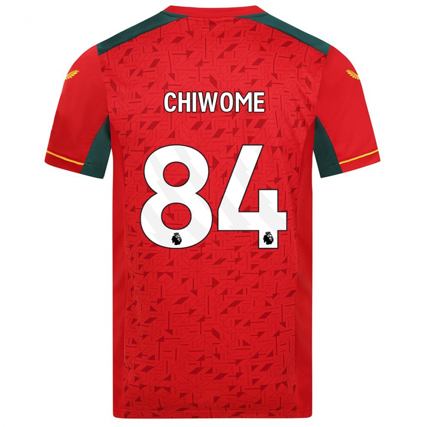 Gyermek Leon Chiwome #84 Piros Idegenbeli Jersey 2023/24 Mez Póló Ing