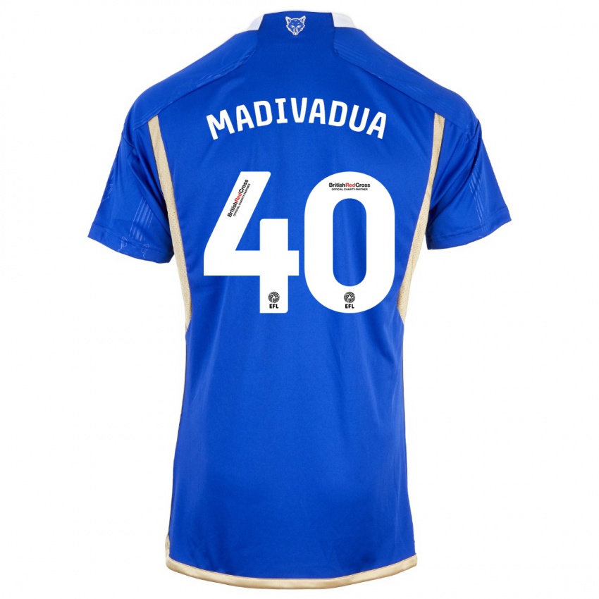 Férfi Wanya Marcal Madivadua #40 Királykék Hazai Jersey 2023/24 Mez Póló Ing