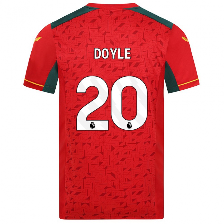Férfi Tommy Doyle #20 Piros Idegenbeli Jersey 2023/24 Mez Póló Ing