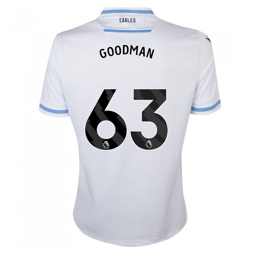 Férfi Owen Goodman #63 Fehér Idegenbeli Jersey 2023/24 Mez Póló Ing