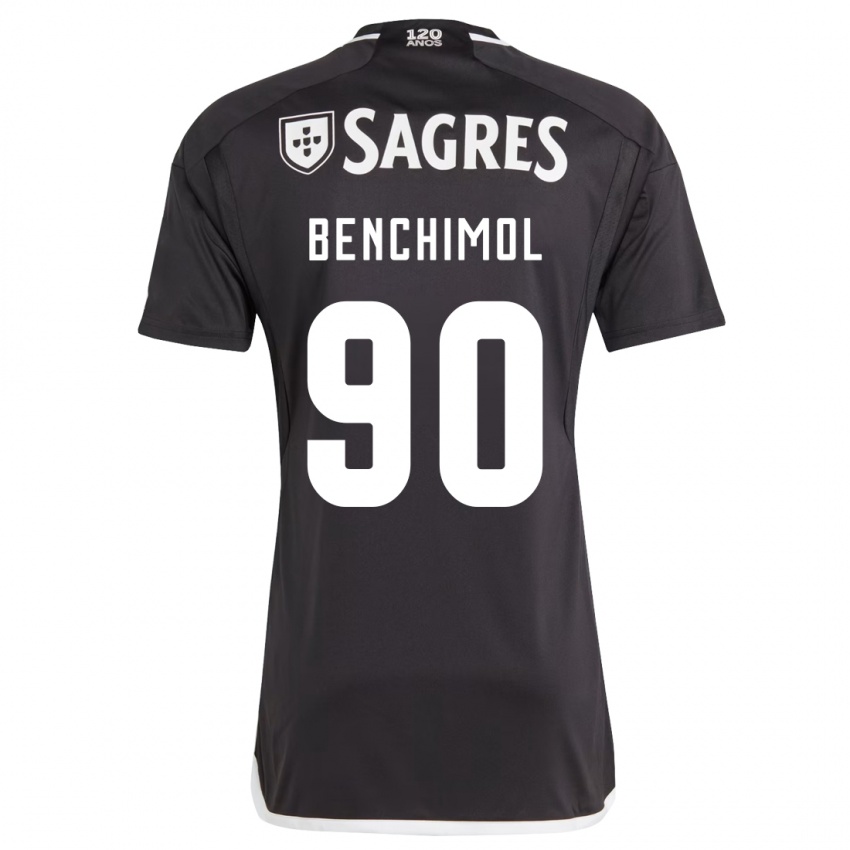 Férfi Benchimol #90 Fekete Idegenbeli Jersey 2023/24 Mez Póló Ing