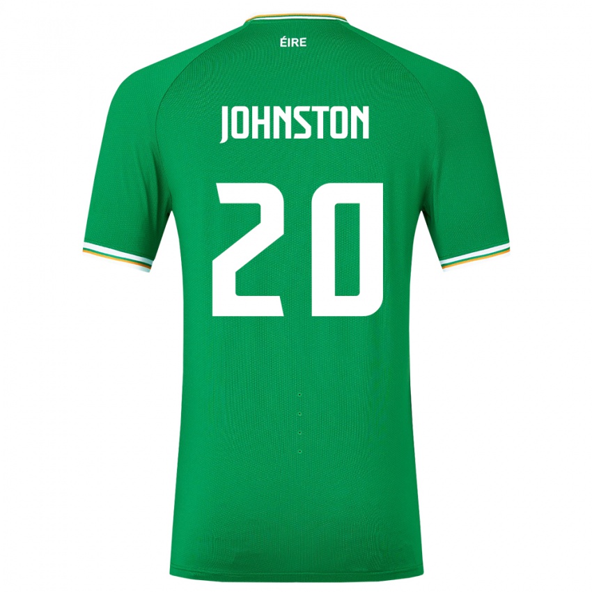 Gyermek Ír-Sziget Mikey Johnston #20 Zöld Hazai Jersey 24-26 Mez Póló Ing