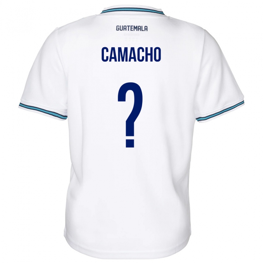 Gyermek Guatemala Samuel Camacho #0 Fehér Hazai Jersey 24-26 Mez Póló Ing