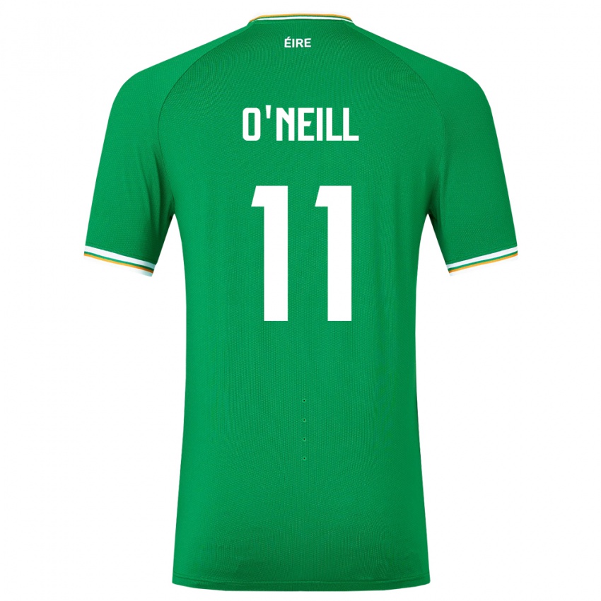 Férfi Ír-Sziget Ollie O'neill #11 Zöld Hazai Jersey 24-26 Mez Póló Ing