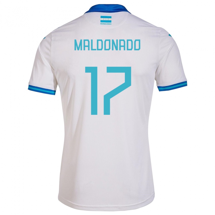 Férfi Honduras Axel Maldonado #17 Fehér Hazai Jersey 24-26 Mez Póló Ing