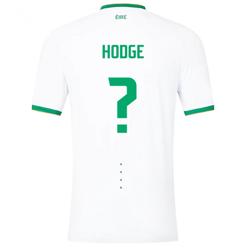 Férfi Ír-Sziget Joe Hodge #0 Fehér Idegenbeli Jersey 24-26 Mez Póló Ing