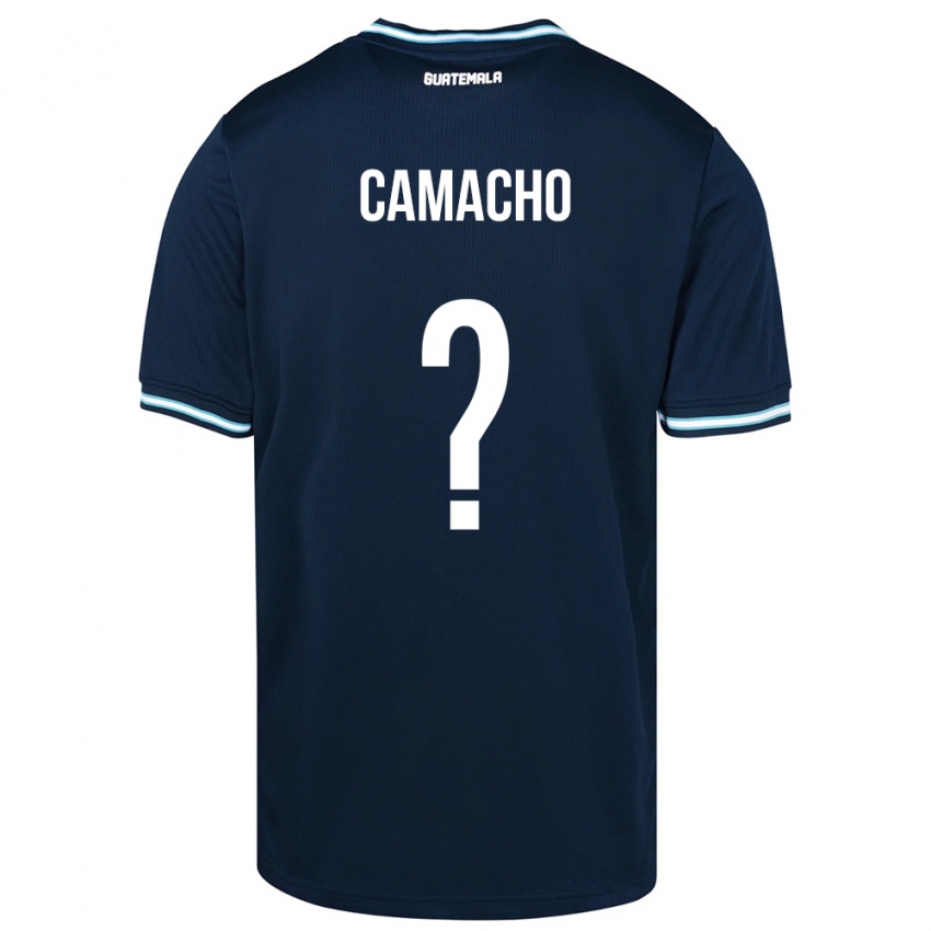 Női Guatemala Samuel Camacho #0 Kék Idegenbeli Jersey 24-26 Mez Póló Ing