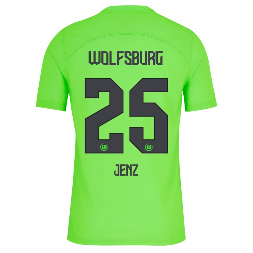 Gyermek Moritz Jenz #25 Zöld Hazai Jersey 2023/24 Mez Póló Ing