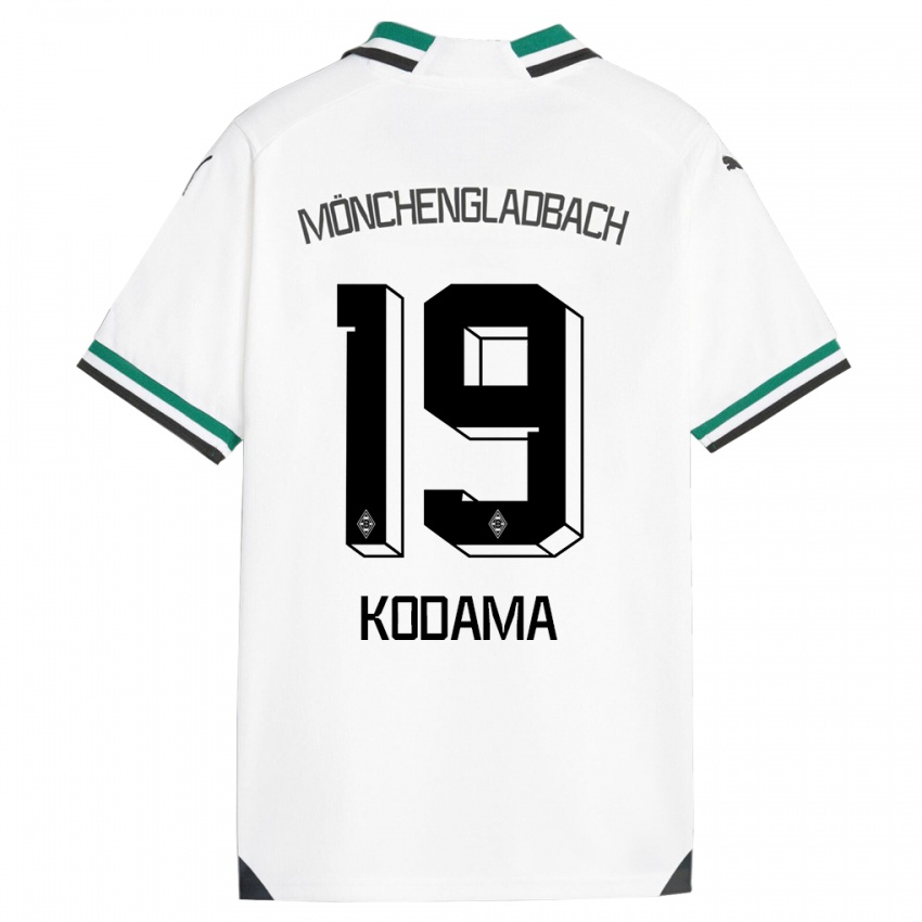 Gyermek Keiko Kodama #19 Fehér Zöld Hazai Jersey 2023/24 Mez Póló Ing