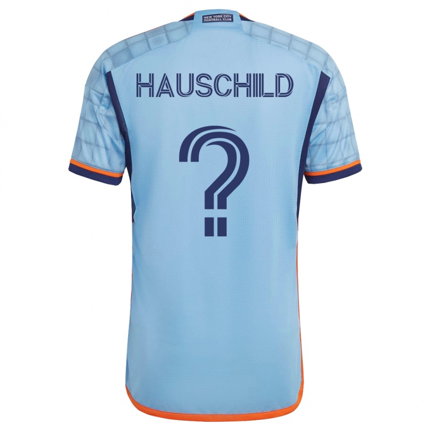 Gyermek Alexander Hauschild #0 Kék Hazai Jersey 2023/24 Mez Póló Ing