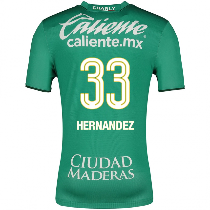 Gyermek Pedro Hernández #33 Zöld Hazai Jersey 2023/24 Mez Póló Ing