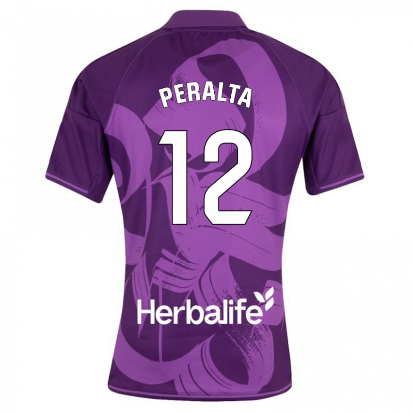 Gyermek Fernando Peralta #12 Ibolya Idegenbeli Jersey 2023/24 Mez Póló Ing
