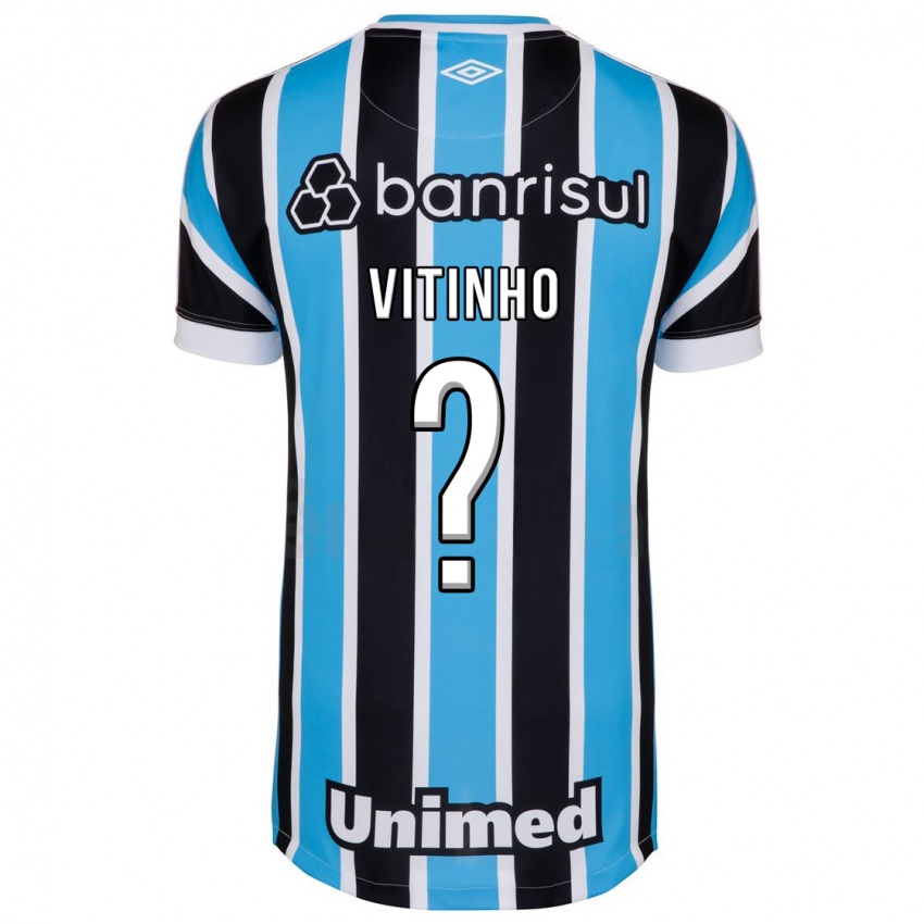 Férfi Vitinho #0 Kék Hazai Jersey 2023/24 Mez Póló Ing