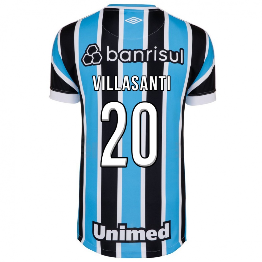 Férfi Mathías Villasanti #20 Kék Hazai Jersey 2023/24 Mez Póló Ing