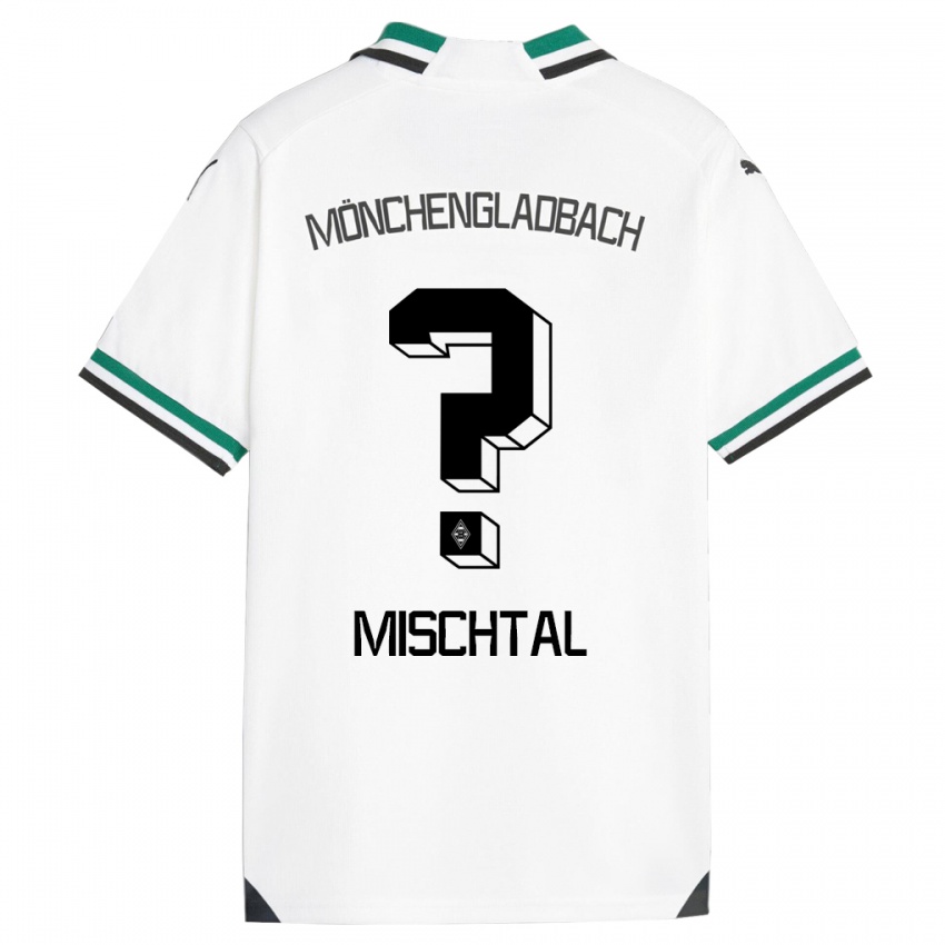Férfi Kilian Mischtal #0 Fehér Zöld Hazai Jersey 2023/24 Mez Póló Ing