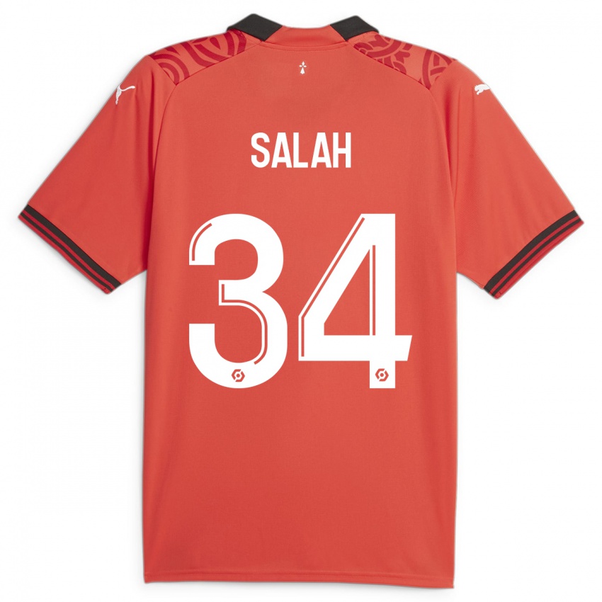 Férfi Ibrahim Salah #34 Piros Hazai Jersey 2023/24 Mez Póló Ing