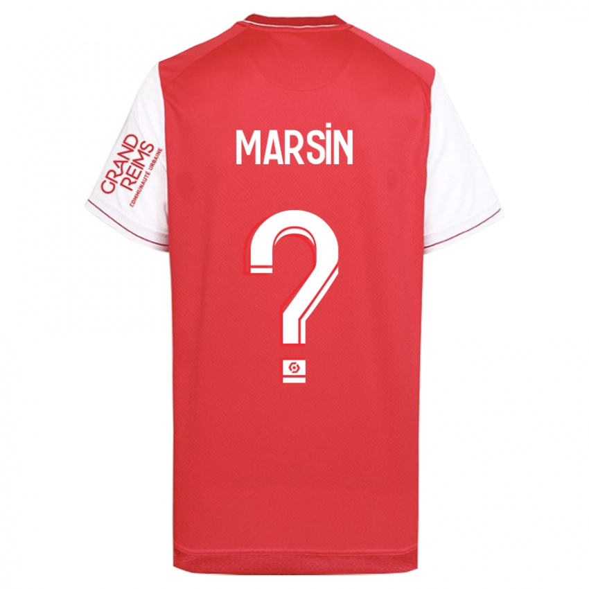 Férfi Antonin Marsin #0 Piros Hazai Jersey 2023/24 Mez Póló Ing