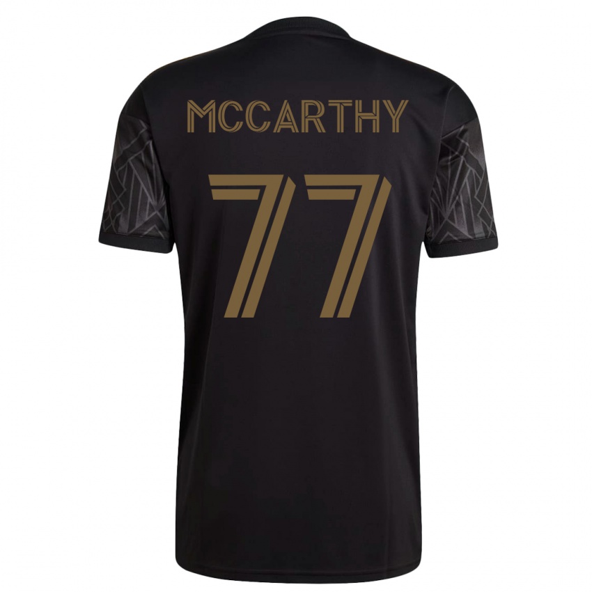 Férfi John Mccarthy #77 Fekete Hazai Jersey 2023/24 Mez Póló Ing