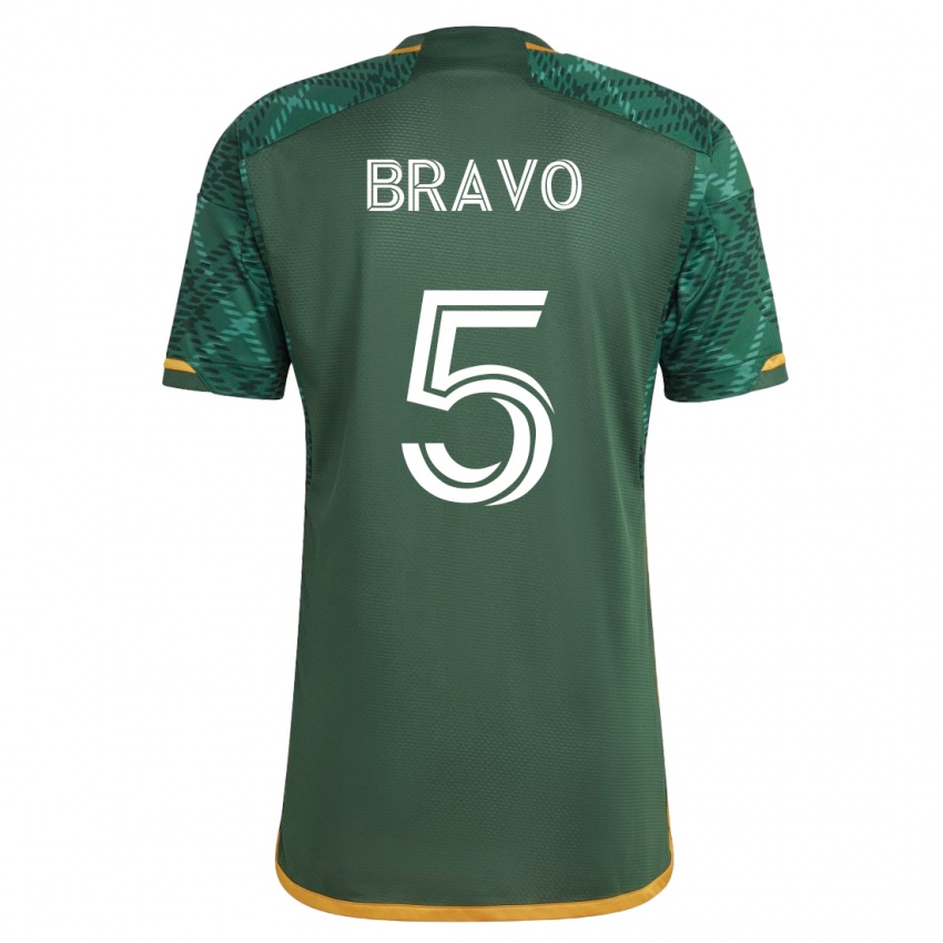 Férfi Claudio Bravo #5 Zöld Hazai Jersey 2023/24 Mez Póló Ing