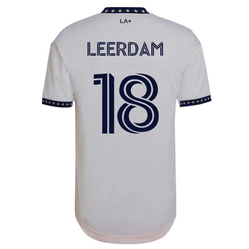 Férfi Kelvin Leerdam #18 Fehér Hazai Jersey 2023/24 Mez Póló Ing