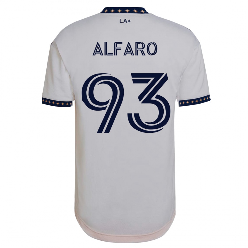 Férfi Tony Alfaro #93 Fehér Hazai Jersey 2023/24 Mez Póló Ing