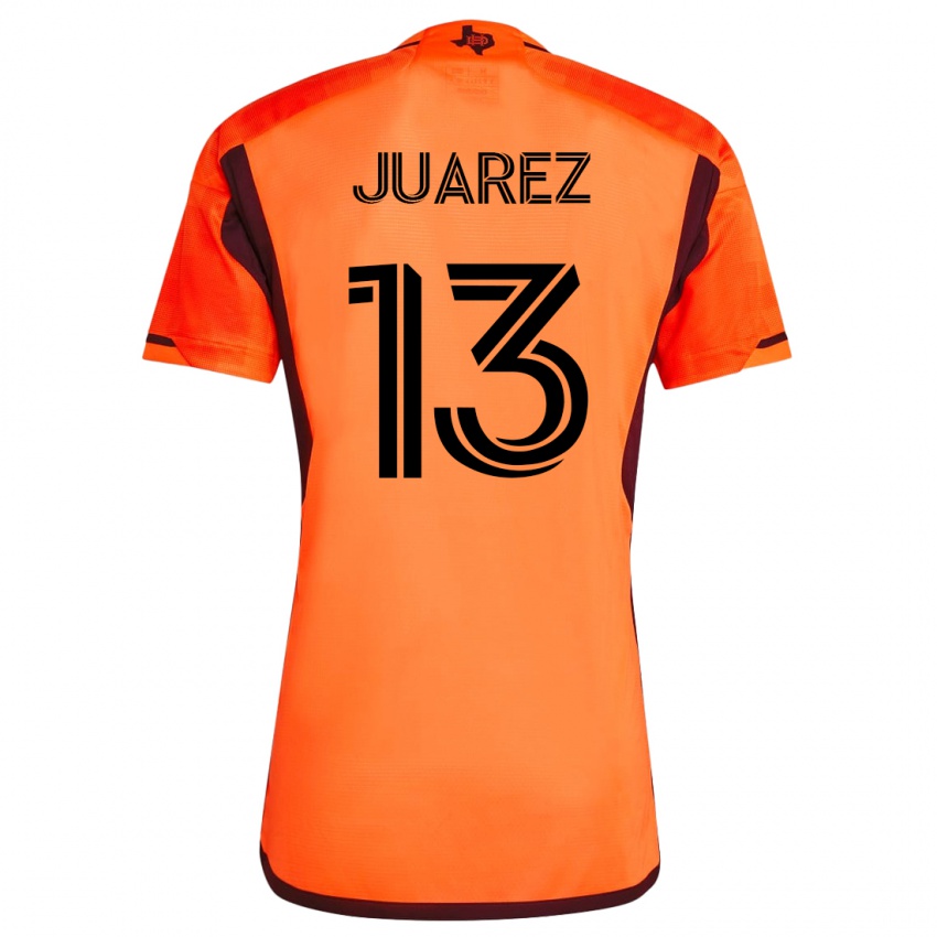 Férfi Jathan Juarez #13 Narancs Hazai Jersey 2023/24 Mez Póló Ing