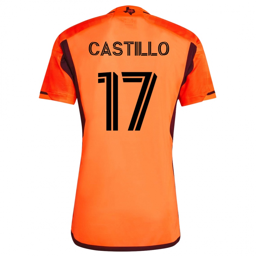 Férfi Joyner Castillo #17 Narancs Hazai Jersey 2023/24 Mez Póló Ing
