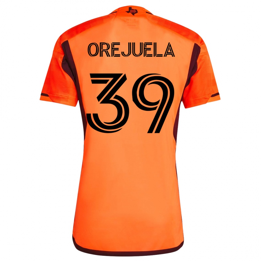 Férfi Jesus Orejuela #39 Narancs Hazai Jersey 2023/24 Mez Póló Ing