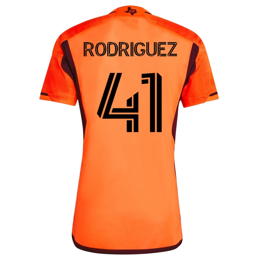 Férfi Sebastian Rodriguez #41 Narancs Hazai Jersey 2023/24 Mez Póló Ing