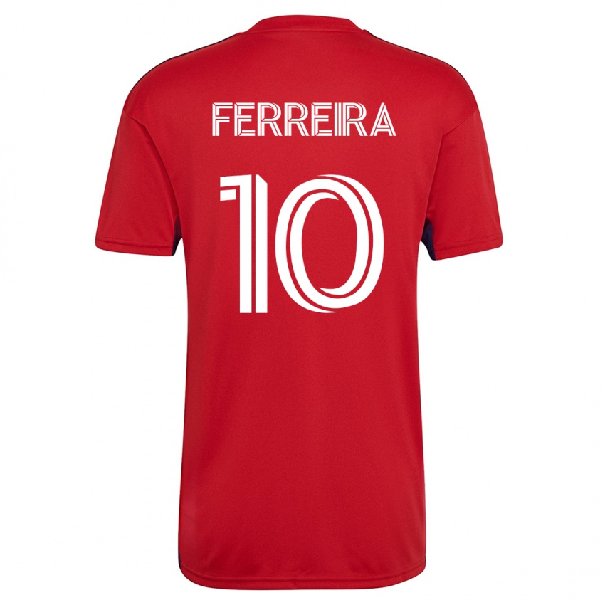 Férfi Jesús Ferreira #10 Piros Hazai Jersey 2023/24 Mez Póló Ing