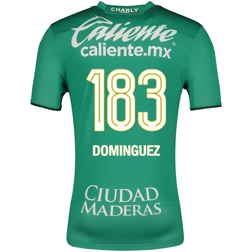 Férfi Jesús Domínguez #183 Zöld Hazai Jersey 2023/24 Mez Póló Ing