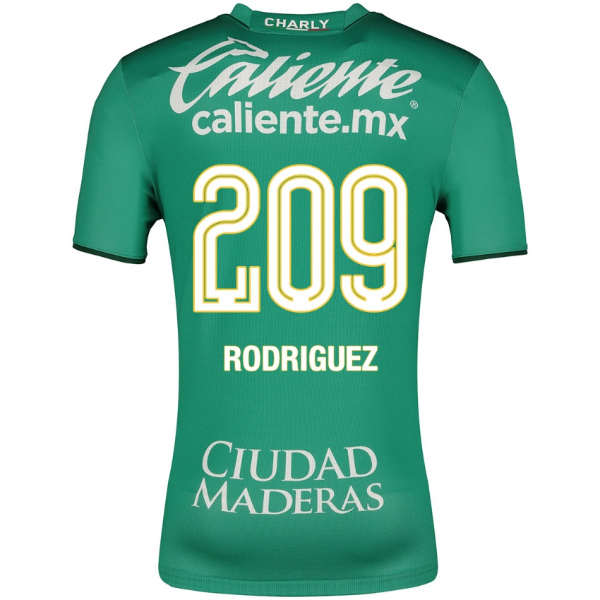 Férfi Víctor Rodríguez #209 Zöld Hazai Jersey 2023/24 Mez Póló Ing
