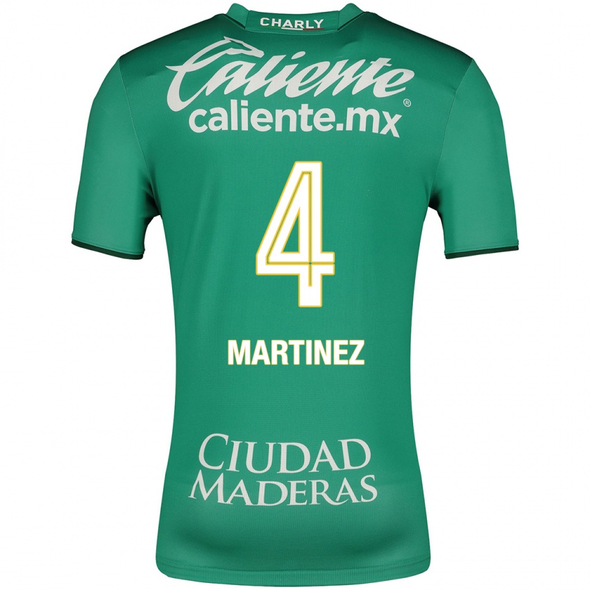 Férfi Mitzi Martínez #4 Zöld Hazai Jersey 2023/24 Mez Póló Ing