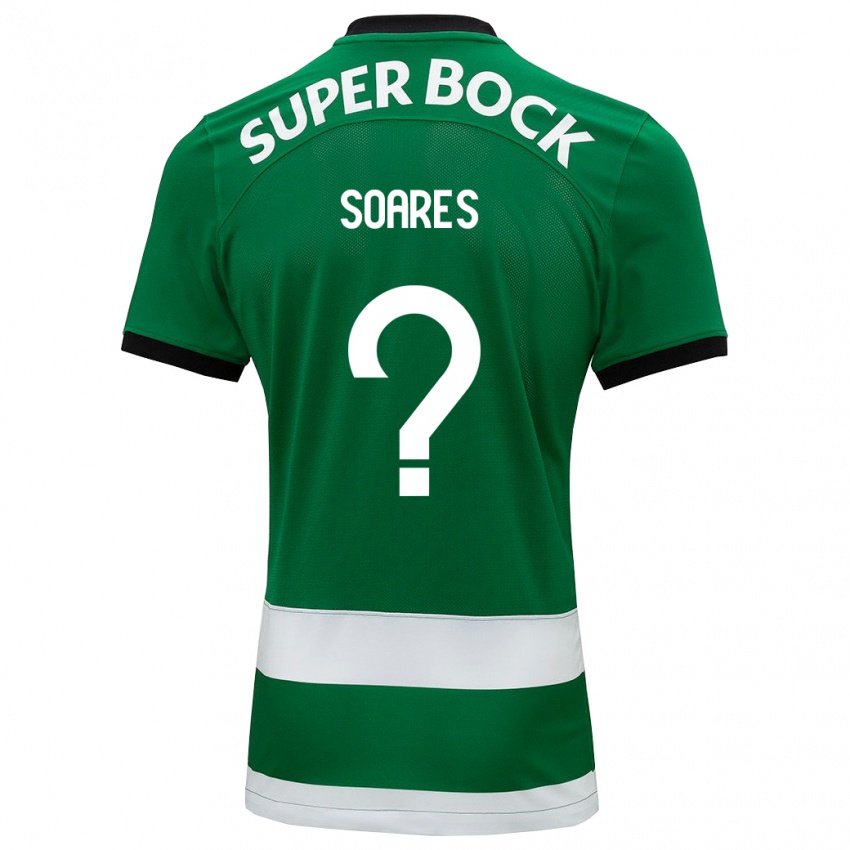 Férfi Simão Soares #0 Zöld Hazai Jersey 2023/24 Mez Póló Ing