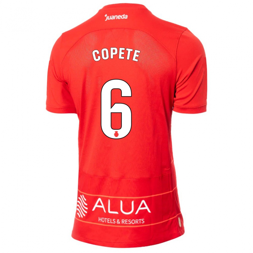 Férfi José Copete #6 Piros Hazai Jersey 2023/24 Mez Póló Ing