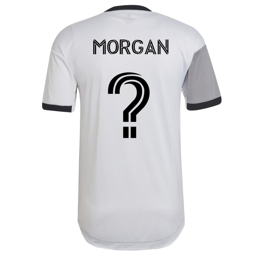 Férfi Myles Morgan #0 Fehér Idegenbeli Jersey 2023/24 Mez Póló Ing