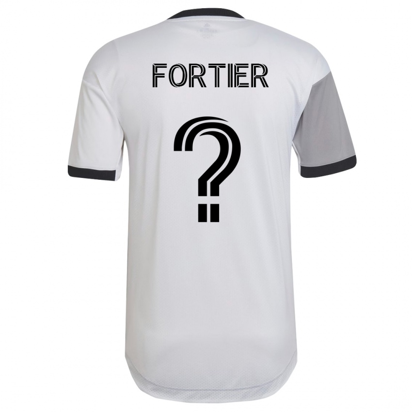 Férfi Tim Fortier #0 Fehér Idegenbeli Jersey 2023/24 Mez Póló Ing
