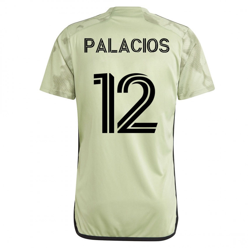 Férfi Diego Palacios #12 Zöld Idegenbeli Jersey 2023/24 Mez Póló Ing