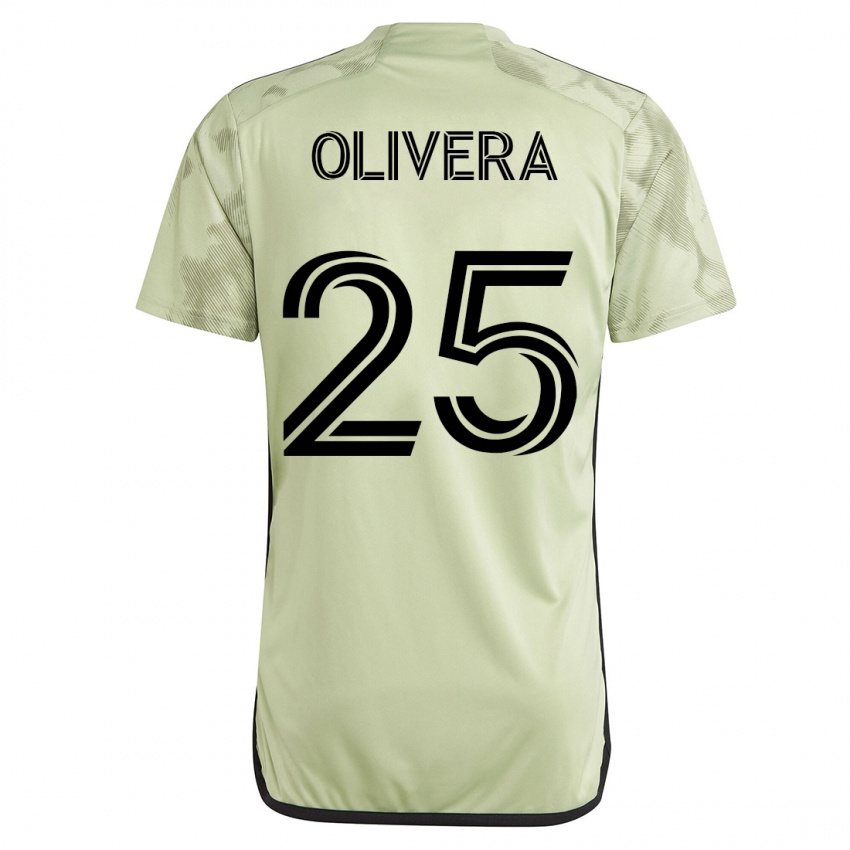 Férfi Cristian Olivera #25 Zöld Idegenbeli Jersey 2023/24 Mez Póló Ing
