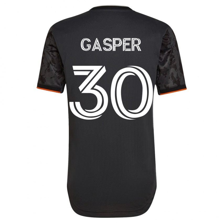 Férfi Chase Gasper #30 Fekete Idegenbeli Jersey 2023/24 Mez Póló Ing