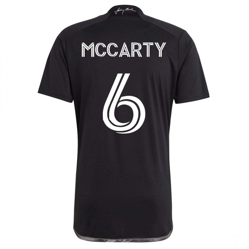 Férfi Dax Mccarty #6 Fekete Idegenbeli Jersey 2023/24 Mez Póló Ing