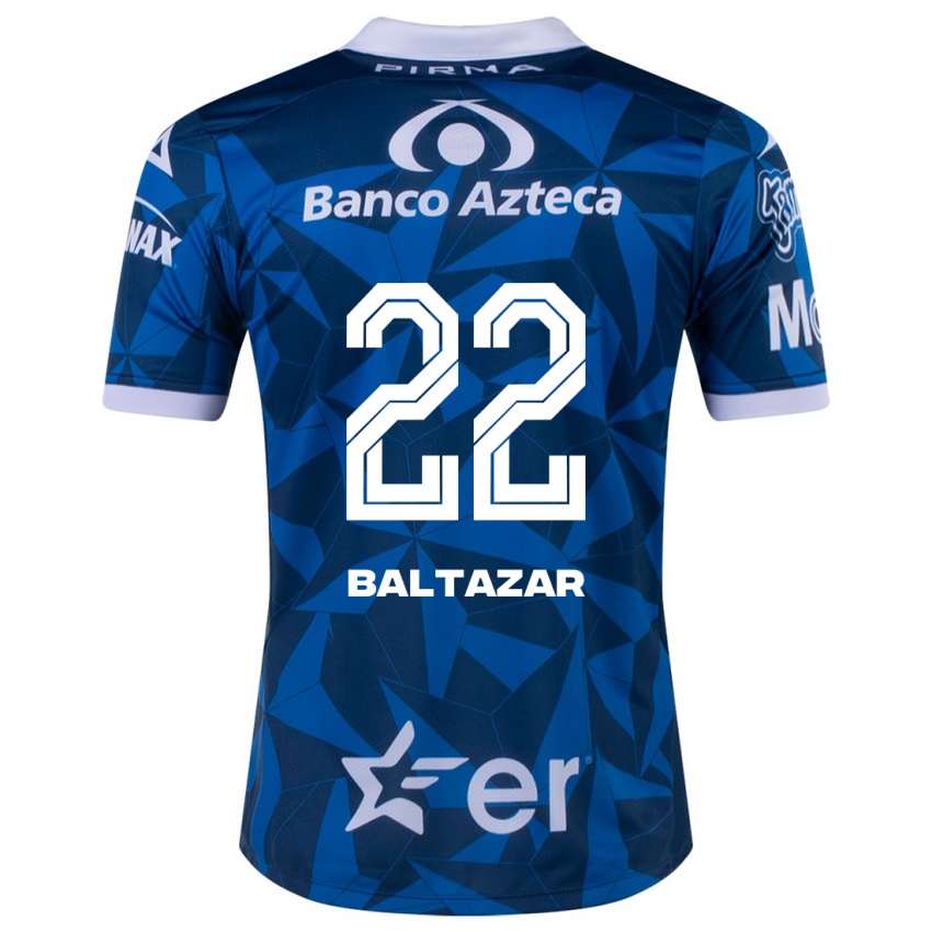 Férfi Carlos Baltazar #22 Kék Idegenbeli Jersey 2023/24 Mez Póló Ing