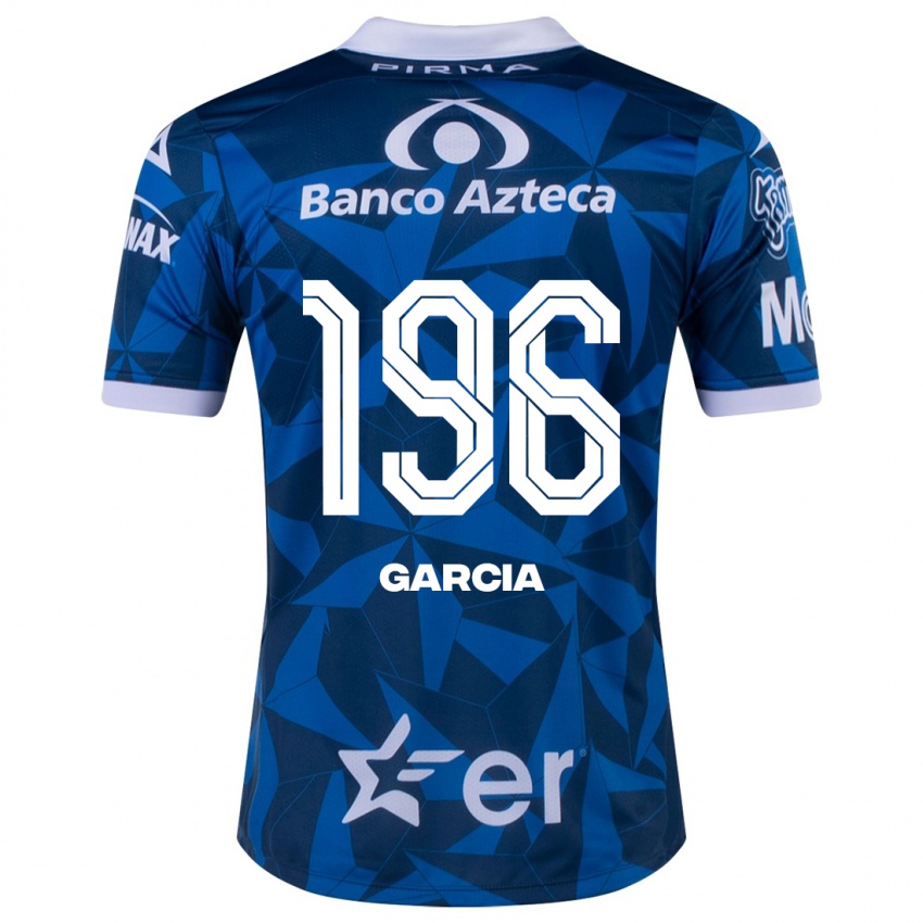 Férfi Jesús García #196 Kék Idegenbeli Jersey 2023/24 Mez Póló Ing