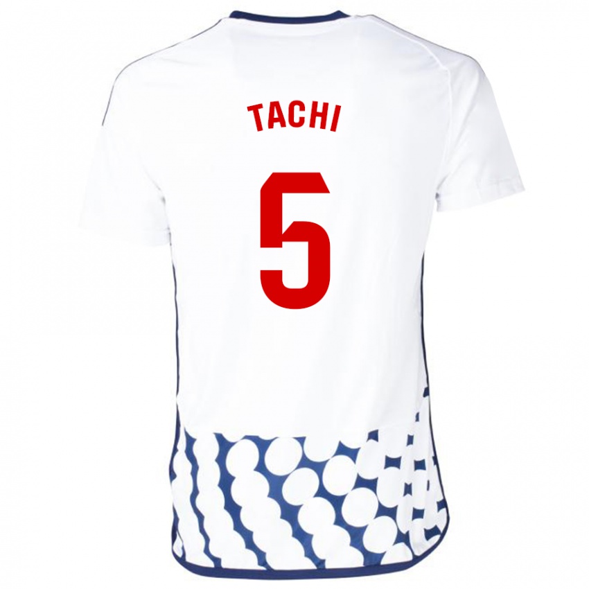 Férfi Tachi #5 Fehér Idegenbeli Jersey 2023/24 Mez Póló Ing