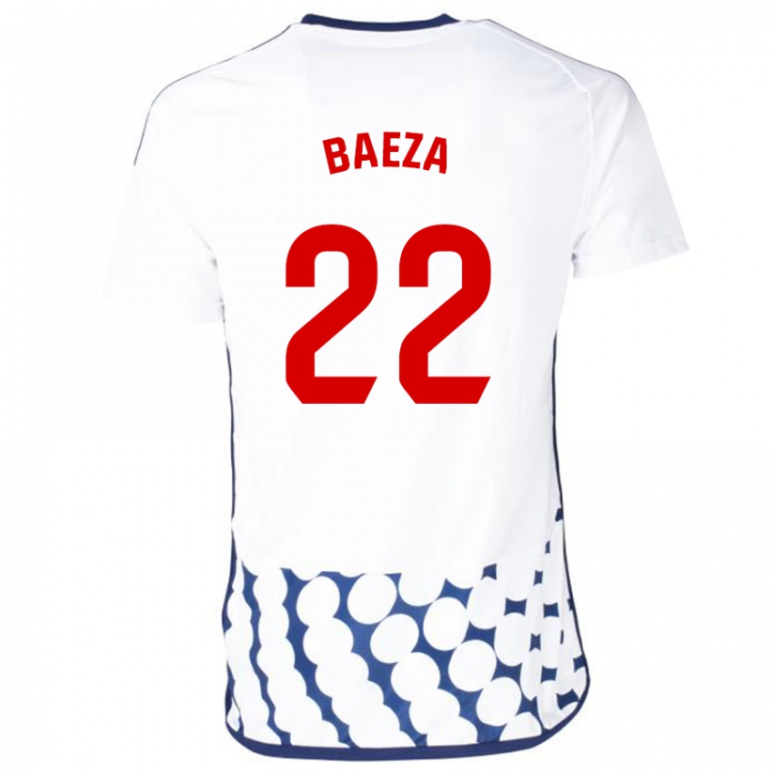 Férfi Miguel Baeza #22 Fehér Idegenbeli Jersey 2023/24 Mez Póló Ing