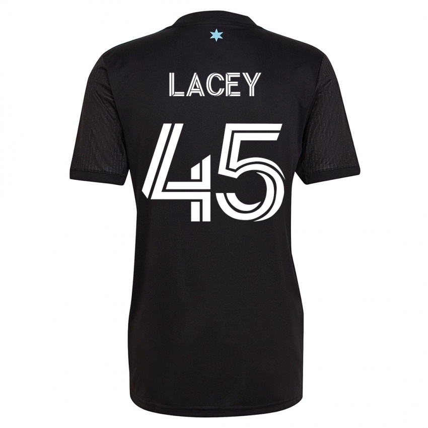 Női Kameron Lacey #45 Fekete Hazai Jersey 2023/24 Mez Póló Ing